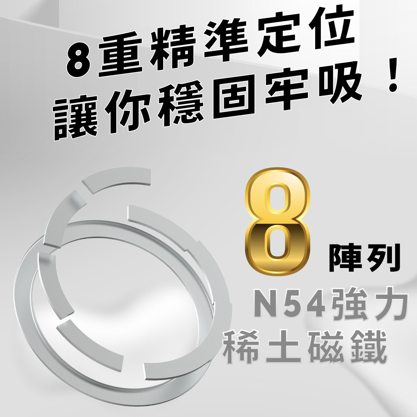 【新品限時優惠】PGENE x ALLite 八重定位無限鋁強力磁吸環